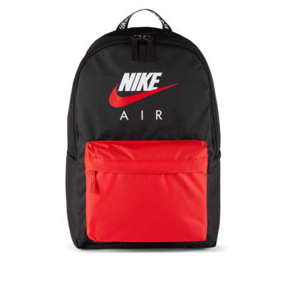 nike air heritage backpack in black