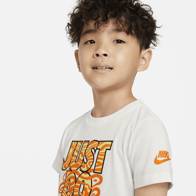 Playera estampada para niños de preescolar Nike "Just Do It"