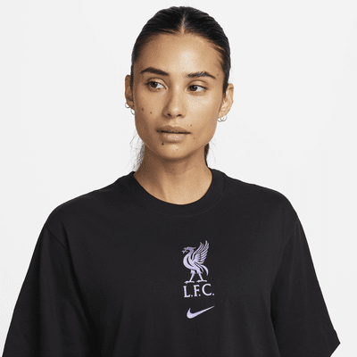 Playera de fútbol Nike de corte cuadrado para mujer Liverpool FC. Nike.com