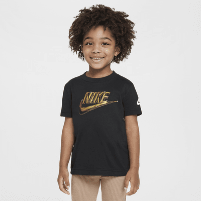 Playera metalizada Futura infantil Nike 