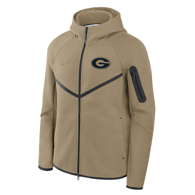 Georgia Tech Fleece Windrunner Men's Nike College Full-Zip Hooded Jacket