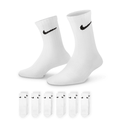 Nike Dri-FIT Performance Basics Little Kids' Crew Socks (6 Pairs)