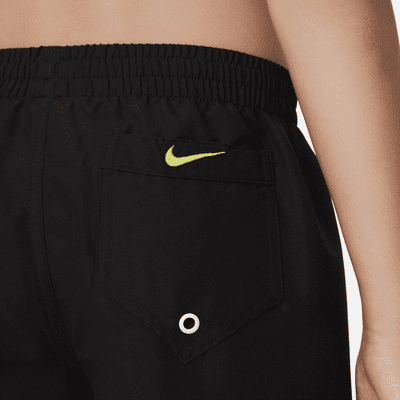Shorts de vóleibol con tiro de 20 cm para niños talla grande Nike Block Logo