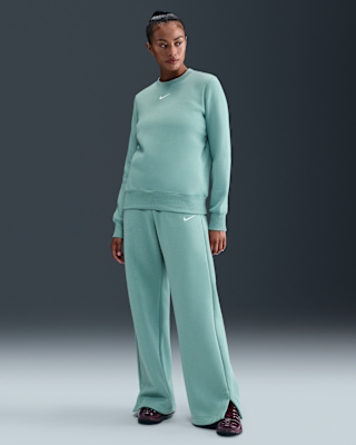 Женские  Nike Sportswear Phoenix Fleece High-Waisted Wide-Leg Pants