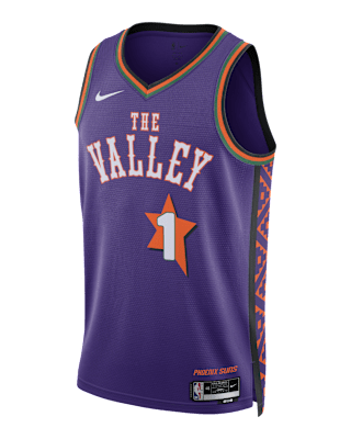 Мужские джерси Devin Booker Phoenix Suns 2024/25 City Edition Nike Dri-FIT NBA Swingman Jersey