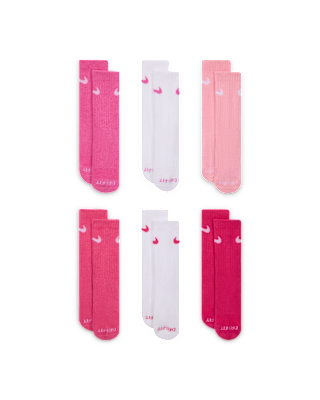 Unisex носки Nike Dri-FIT Performance Basics Big Kids' Crew Socks (6 Pairs)