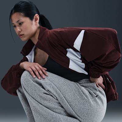 Pants de tiro alto de pierna amplia para mujer Nike Sportswear Phoenix Fleece