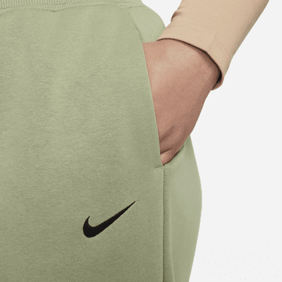 Dámské volnější tepláky Nike Sportswear Phoenix Fleece s vysokým pasem (větší velikost)