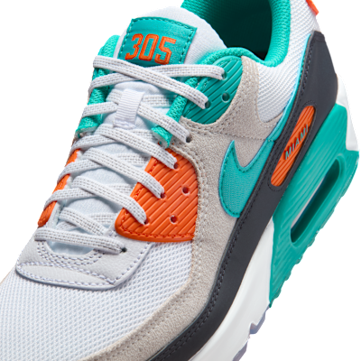 Miami Dolphins Air Max 90 Men's Nike Shoes