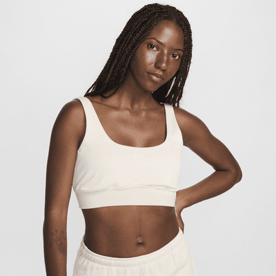 Nike Sportswear Chill Terry Cropped-Tanktop aus French Terry mit schmalem Schnitt für Damen