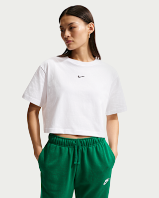 Женская футболка Nike Sportswear Loose Short-Sleeve Cropped