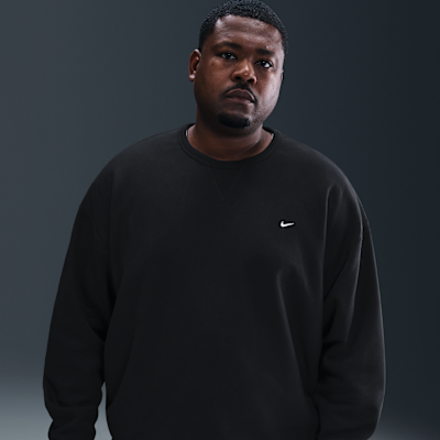 Nike Solo Swoosh Fleece-Rundhalsshirt für Herren