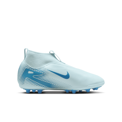 Chuteiras de futebol de cano alto AG Nike Jr. Mercurial Superfly 10 Academy para criança/Júnior