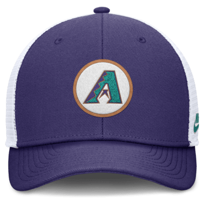 Gorra de rejilla Nike Dri-FIT de la MLB ajustable para hombre Arizona Diamondbacks Cooperstown Rise