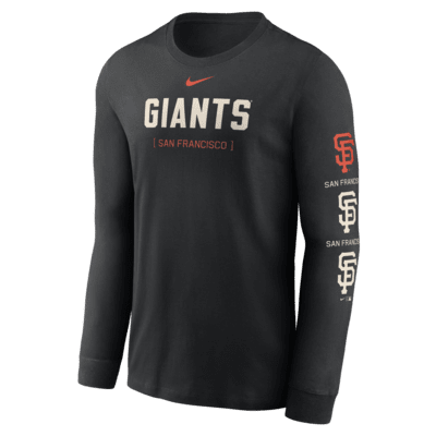 Playera de manga larga Nike de la MLB para hombre San Francisco Giants Repeater