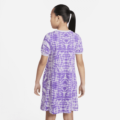Nike Sportswear Big Kids' (Girls') Printed Short-Sleeve Dress