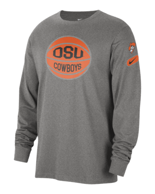 Мужская футболка Oklahoma State Fast Break Nike College Long-Sleeve