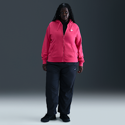 Nike Sportswear Club Fleece Women's Full-Zip Hoodie (Plus Size)
