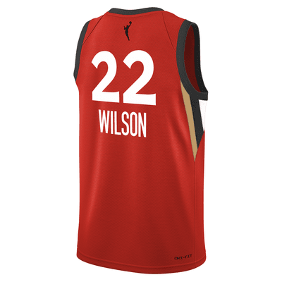 A'ja Wilson Las Vegas Aces 2024 Explorer Edition Big Kids' Nike Dri-FIT WNBA Swingman Jersey