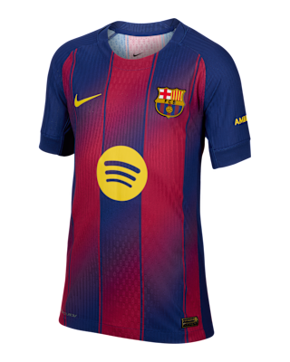Детские джерси FC Barcelona 2025/26 Match Home Big Kids' Nike Dri-FIT ADV Soccer Authentic Jersey