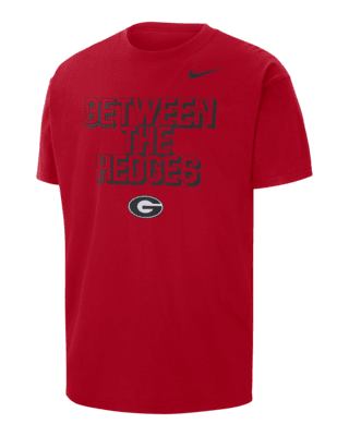 Мужская футболка Georgia Nike College Max90 Crew-Neck