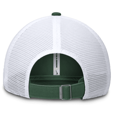 Gorra de rejilla Nike de la MLB ajustable para hombre Oakland Athletics Evergreen Club