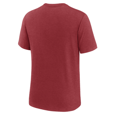 Playera universitaria Nike para hombre Alabama Crimson Tide Blitz Evergreen Legacy Primary