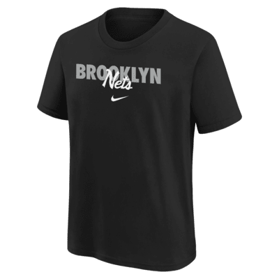 Playera Nike de la NBA para niños talla grande Brooklyn Nets DNA