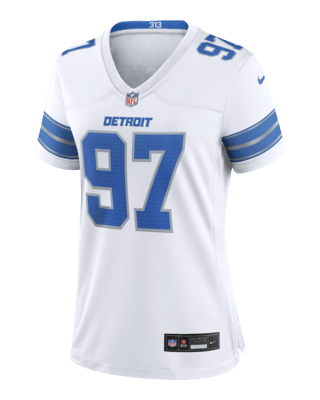 Женские джерси Aidan Hutchinson Detroit Lions Nike NFL Game Football Jersey для футбола