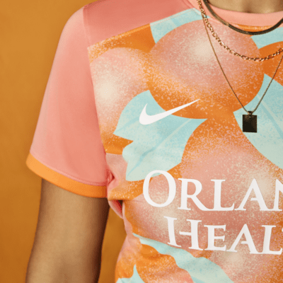 Jersey Nike Dri-FIT de la NWSL tipo réplica para mujer Orlando Pride 2024 Stadium Primary