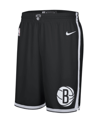 Мужские шорты Brooklyn Nets 2024/25 Swingman Icon Edition Nike Dri-FIT NBA Replica Shorts