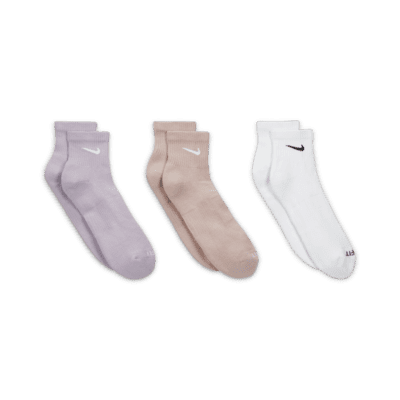 Nike Everyday Plus Cushioned Training Ankle Socks (3 Pairs)