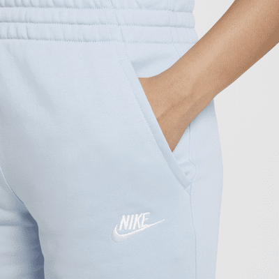 Shorts de French Terry de 5" para niña talla grande Nike Sportswear Club Fleece