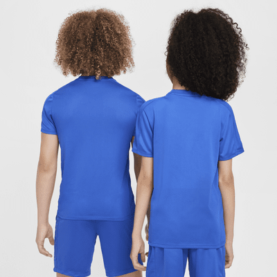 Playera de manga corta Dri-FIT para niños talla grande Nike Trophy23