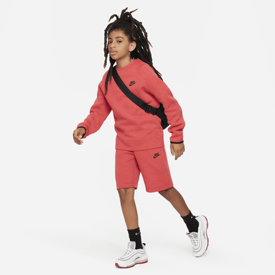 Shorts para niños talla grande Nike Tech Fleece