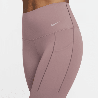 Nike Universa Lange legging met hoge taille, zakken en medium ondersteuning voor dames