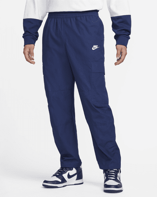 L ナイキ コットン カーゴパンツ 検 刺繍ロゴ ウーブン ワークパンツ ルーズ ゆったり カカオワオ ブラウン マルーン 茶色 チョコレート