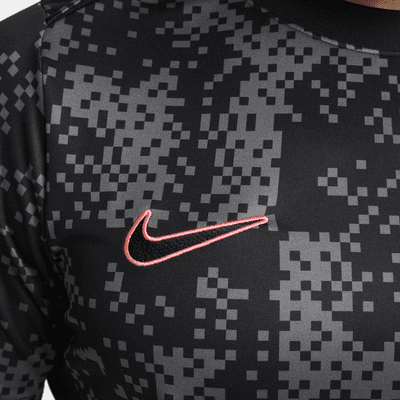 Haut de foot à manches courtes et motif Dri-FIT Nike Academy Pro pour homme