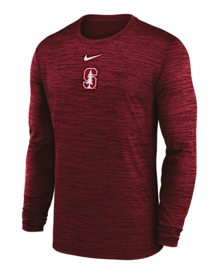 Мужская футболка Stanford Sideline Velocity Nike Dri-FIT College Long-Sleeve