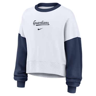 Cleveland Guardians Primary Women's Nike MLB Pullover Crew