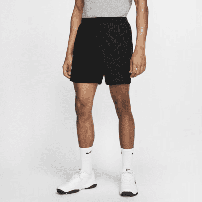white nike running shorts
