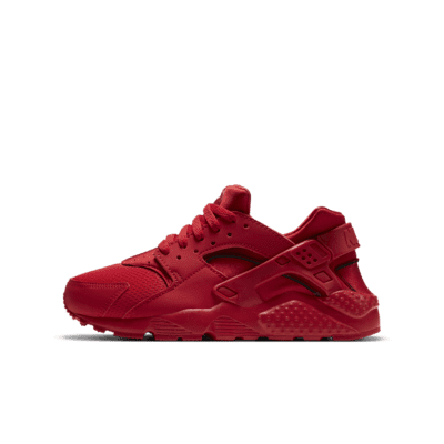 red huaraches size 4