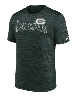 Nike / Women's Green Bay Packers Sideline Velocity Green T-Shirt