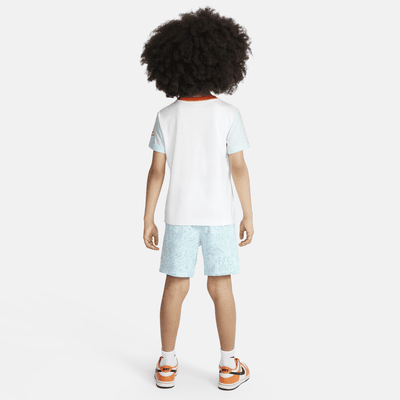 Nike Sportswear Create Your Own Adventure Little Kids' T-Shirt and Shorts Set