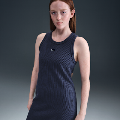 Nike Sportswear Chill Knit Tanktop-Dress mit Waffelstruktur (Damen)