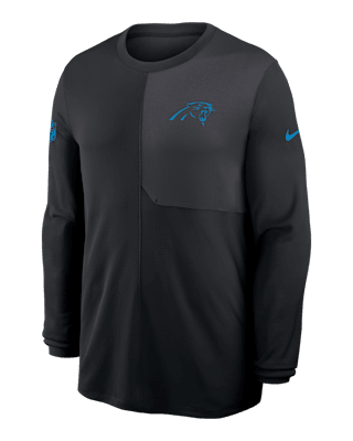 Мужские  Carolina Panthers Sideline Coach Nike Dri-FIT NFL Long-Sleeve Top