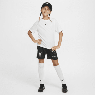 Liverpool FC 2024/25 Stadium Uit Nike replicavoetbalshorts met Dri-FIT voor kids