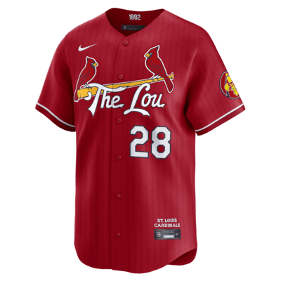 Jersey Nike Dri-FIT ADV de la MLB Limited para hombre Nolan Arenado St. Louis Cardinals City Connect