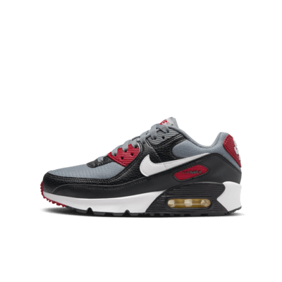 Nike Air max 90 sneaker Zwart/Cool Grey/Gym Red/Wit