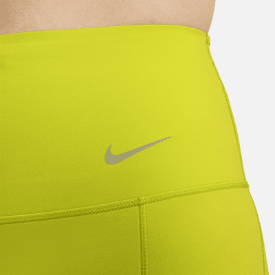 Leggings de tiro alto de 7/8 de sujeción firme con bolsillos para mujer Nike Go